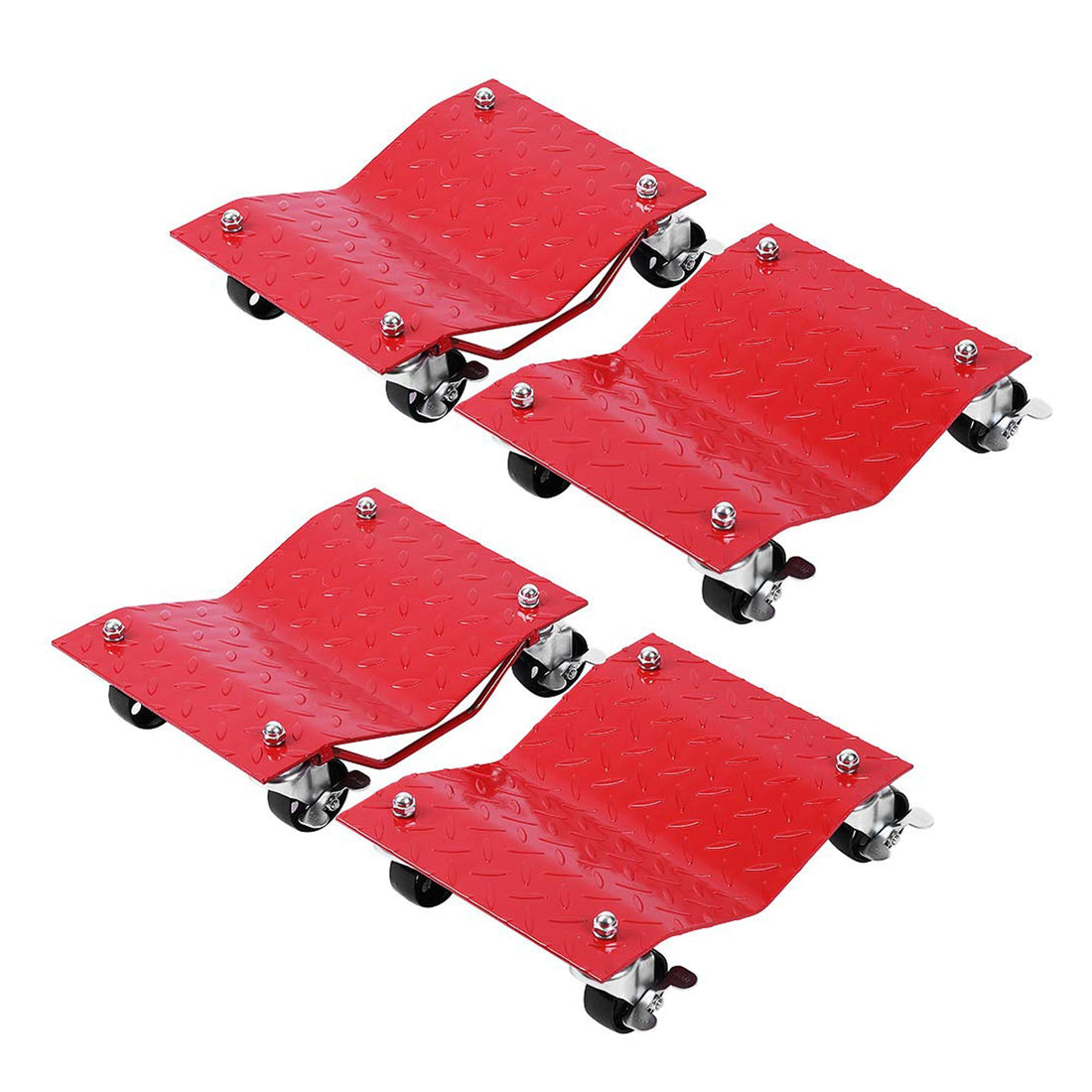 Garvee Auto-Rangierhilfe 4er-Set, 680 kg je Stück, 40 × 30 cm, 360° Rollen für Garage & Werkstatt