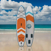 GARVEE SUP Board Aufblasbar 323 cm, Stand Up Paddle Board mit Rutschfestem EVA-Deck, 3 Finnen, Tragetasche & Zubehör, Ideal für Yoga, Angeln & Freizeit