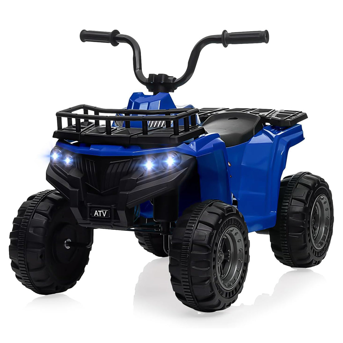 GARVEE Kinder Elektro Quad 12V mit Musik, Hupe & LED Licht, für Kinder von 2–5 Jahren, Elektrofahrzeug für Outdoor Spiel