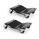 Garvee Auto-Rangierhilfe Set 2 Stück – V-förmige Plattform, 680 kg pro Rangierhilfe, Schwarz - Schwarz