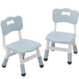 Garvee Kinderstuhl höhenverstellbar, 3 Sitzhöhen 26–30 cm, stapelbarer Kunststoffstuhl mit Rückenlehne, für Kinder von 3–8 Jahren
