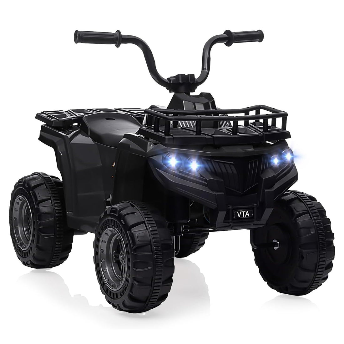 GARVEE Kinder Elektro Quad 12V, mit Musik, Hupe & LED Licht, für Kinder von 2–5 Jahren, Elektrofahrzeug für Outdoor Spiel
