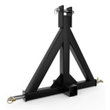 Garvee 3-Punkt Anhängerkupplung 5 cm CAT 1, Stahl, Schnellbefestigung für Traktoren Bau & Industrie - Schwarz