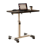 Garvee Überbett-Tisch Mit Rollen Höhenverstellbar Klappbar Ergonomisch Robust Für Büro & Zuhause - Schwarz
