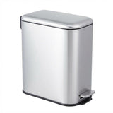 Garvee 3,2 Gal Slim Mülleimer Edelstahl Mit Soft-Close Deckel Für Küche, Bad, Büro Kompakt Tragbar - Silber