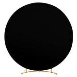 Garvee Runder Arch-Hintergrund Polyester Schwarz 6,5ft Für Hochzeit Partydeko - Schwarz