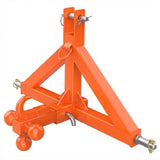 Garvee Anhängerkupplung mit 3 Punkten, 5 cm Empfänger und 4500 kg Stahlkugel, Orange - Orange