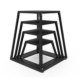 Garvee Plyometrische Stahlbox 30/46/61/76 cm mit rutschfester Oberfläche und stabiler Struktur für das Training zu Hause - 