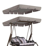 Garvee Schaukelstuhl Dach Ersatz 2 Sitzer, Wasserdicht, Winddicht, Reißfest, Für Garten & Veranda - Braun