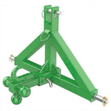 Garvee 3-Punkt-Anhängerkupplung 2" Receiver, 3-in-1 Zuglösung, Schwerlast, Edelstahl, Schnellkupplung, Kategorie 1, Für Traktoren & Landwirtschaft - 