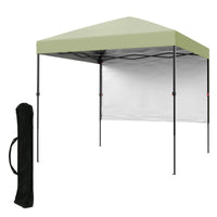 GARVEE 1,8 x 1,8 m Pop-Up Pavillon, Wasserdichtes Gartenpavillon mit UV-Schutz, Höhenverstellbar und Tragetasche, Ideal für Garten, Camping und Outdoor Events, Hellgrün