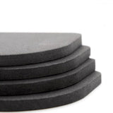 Garvee 8 Stück Schwingungsdämpfer Waschmaschine Antivibrationsmatten Schwarz 7,7x7,7 cm Universal Stoßdämpfer
