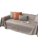 Garvee Sofaüberwurf, wasserabweisend, 90 × 210 cm, für Wohnzimmer und Gästezimmer, Grau