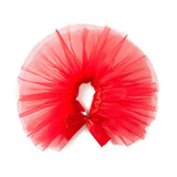 Garvee Buntes Hundetutu Kleid Für Hunde Und Katzen, Atmungsaktives Mesh, Weiches Material, 8 Farben, 3 Größen, Ideal Für Partys - Rot