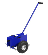Garvee Plattentransportwagen bis 299 kg, Plattenwagen mit 0–24,1 cm Klemmweite, 25,4 cm Vollgummirädern & 99 cm Griff für Platten, Türen & Arbeitsplatten - Blau