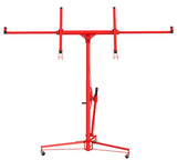 Garvee Trockenbau-Plattenheber bis 3,35 m, 68 kg Tragkraft, Plattenlift mit 1,22–2,90 m Teleskoparm, 60° Neigung, 360° Drehung & 3 Rollen