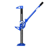 Garvee Hochhub-Wagenheber 3,2 t Tragkraft, Verstellbar 13–65 cm, aus Stahl für Gelände, Traktor & SUV (Blau) - Blau