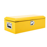 Garvee Werkzeugkasten für Lkw-Ladefläche 76 × 33 × 25 cm, Werkzeugbox mit Seitengriff & Schloss, Kompakte Staubox für Pickup, LKW, Wohnmobil & Anhänger, Gelb - Gelb