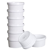 Garvee Schüsselset, 237 ml, ofenfest, Porzellan, Weiß, für Küche, Servieren & Alltag - Weiß