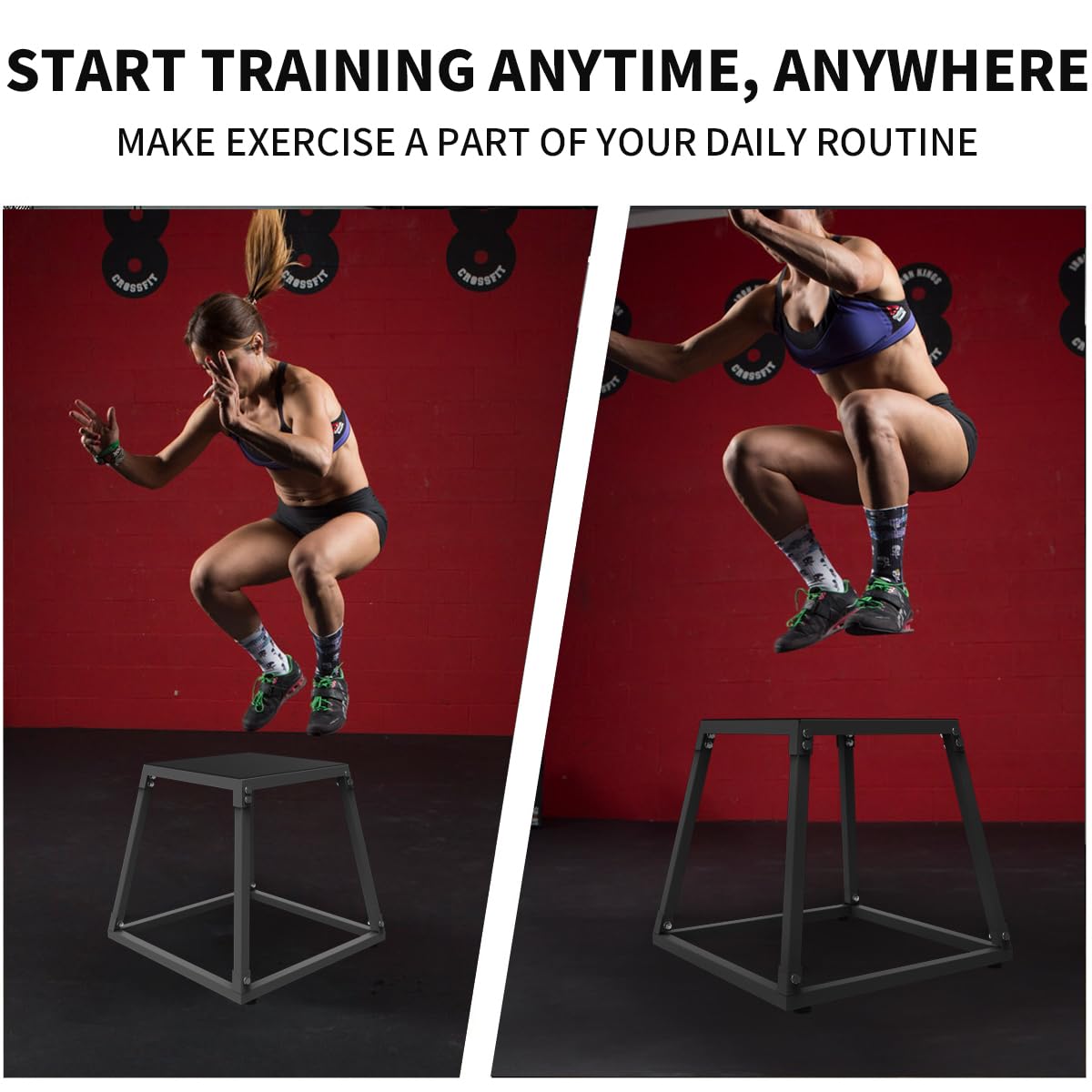 Plyometrische Sprungbox Fitness Training