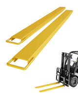 Garvee Abdeckverlängerung für Gabelstapler-Schaufeln bei schweren landwirtschaftlichen Arbeiten 11x213cm, Gelb
