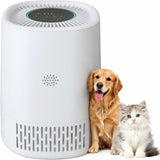 Garvee Luftreiniger Für Allergiker Mit H13 HEPA Filter, Kindersicherung, Timer Für Räume Bis 110 M², Kompakt, Leise, Weiß