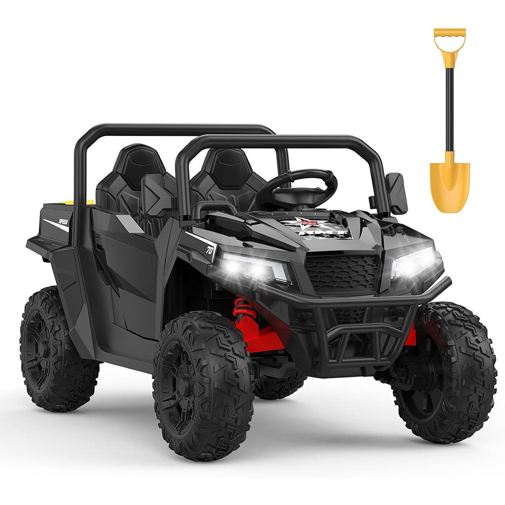 GARVEE 24V Elektroauto,  2 Sitzer Mit 2,4G Fernbedienung, Elektroauto Kinderauto Elektro Mit Musik Und Licht 3 Geschwindigkeit, Elektroauto Kinderauto für Kinder Ab 3 Jahren