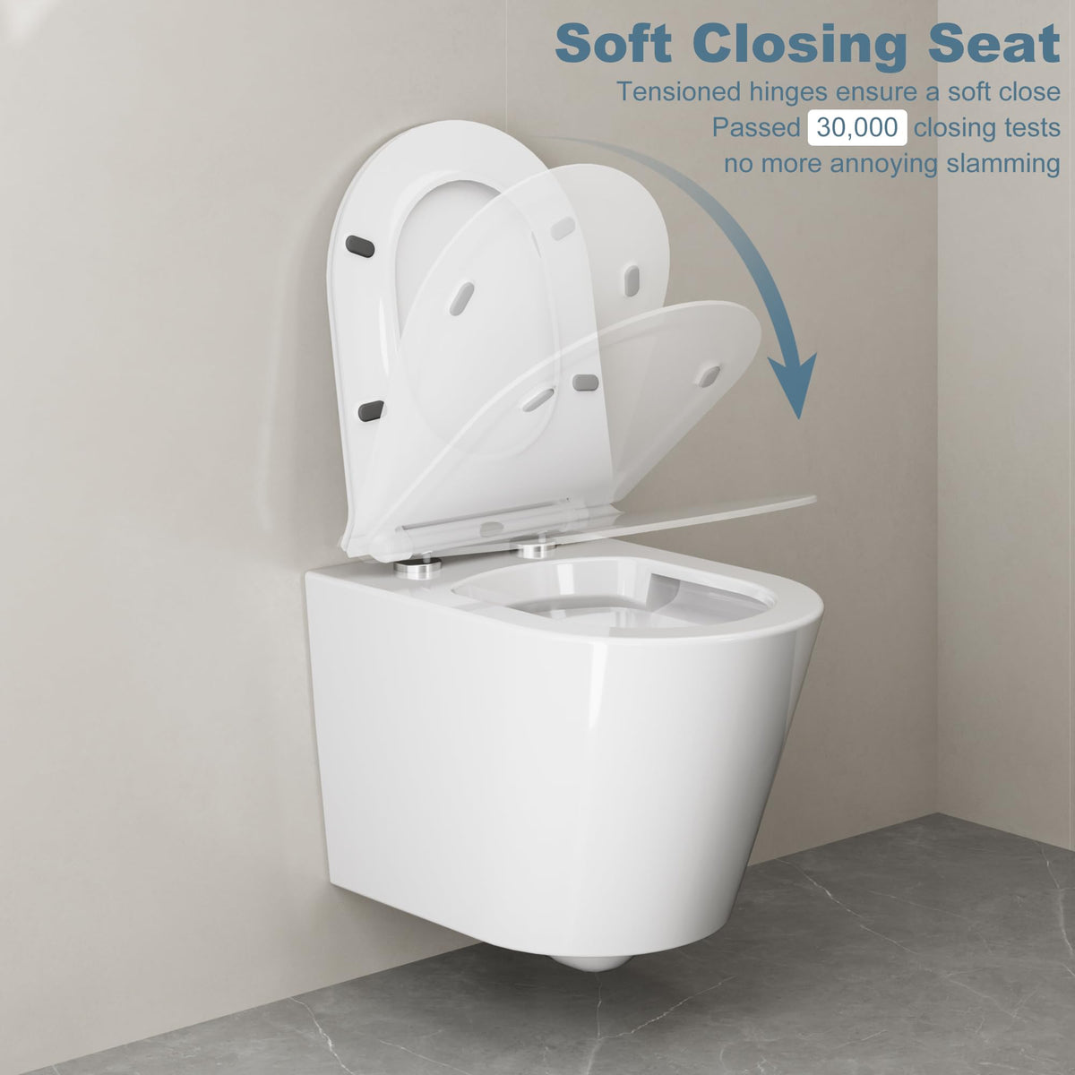 WC Sitz mit Absenkautomatik