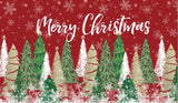 Garvee Kerst-Welkom Dekorations-Türmatte Winter & Weihnachten Waschbar Rutschfest Außen Innen 50x80 cm Festliche Eingangsmatte
