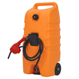 Garvee Mobiler Kraftstoffkanister 53 L, Tragbarer Benzin- und Dieselkanister, Robuster Kraftstoffbehälter für Werkstatt, Garage, Landwirtschaft und Baustelle, Orange - Orange