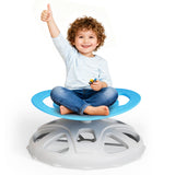 Garvee Sensorischer Drehstuhl für Kinder von 3–12 Jahren, 360° Drehspielzeug mit Haltegriff, rutschfester Basis und bis zu 100 kg Tragkraft, für drinnen und draußen - Blau