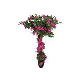 Garvee 6,9ft Bougainvillea Künstlicher Baum Mit Realistischem Design Für Büro Und Wohnzimmer, Kunststoff, Pflegeleicht, Vielseitig Einsetzbar - 210 cm Bougainvillea-Baum