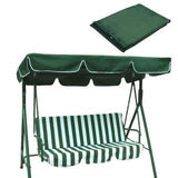 Garvee Schaukelstuhl Dach Ersatz 2 Sitzer, Wasserdicht, Winddicht, Reißfest, Für Garten & Veranda - Grün