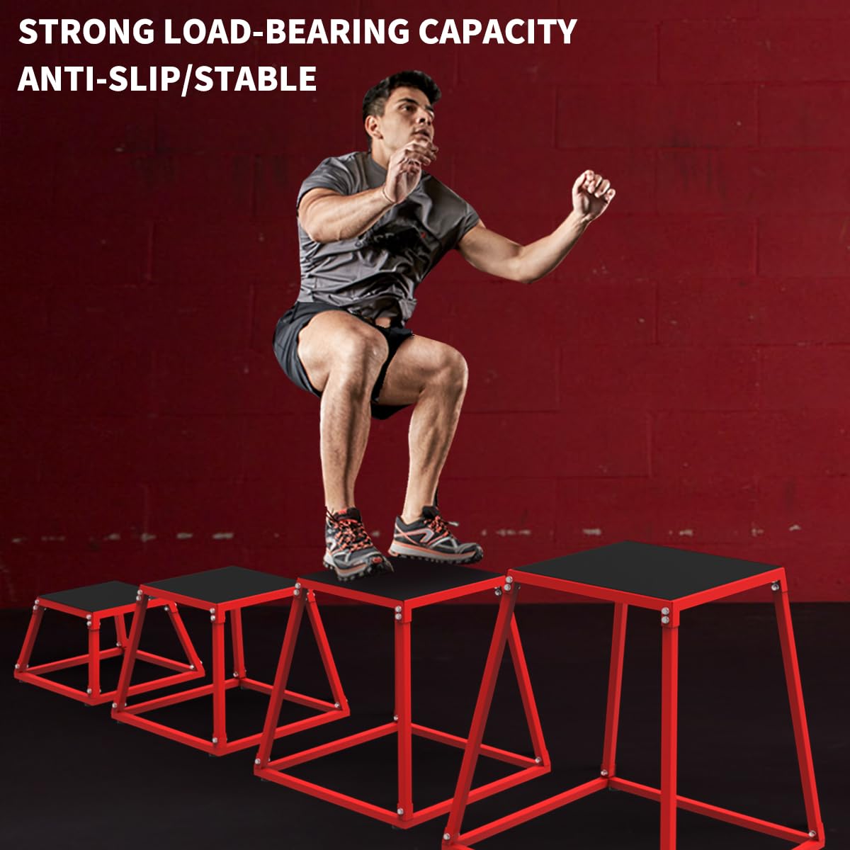 3er Plyo Box Set aus Stahl