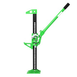 Garvee Hochhub-Wagenheber 3,2 t Tragkraft, Verstellbar 13–65 cm, aus Stahl für Gelände, Traktor & SUV (Grün) - Grün