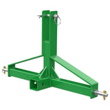 Garvee 3-Punkt  Anhängerkupplung Adapter Cat 1, Edelstahl, Traktor, Landwirtschaft, 3 Kugelgrößen, 4,5 kg Zugkraft, Grün - Grün