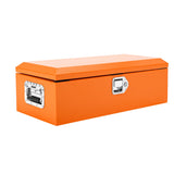 Garvee Werkzeugkasten für Lkw-Ladefläche 76 × 33 × 25 cm, Werkzeugbox mit Seitengriff & Schloss, Kompakte Staubox für Pickup, LKW, Wohnmobil & Anhänger, Orange - Orange