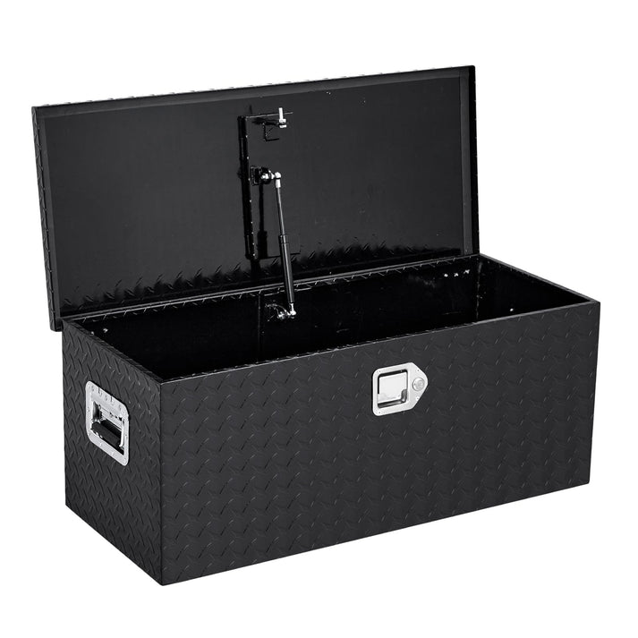 Garvee Aluminium Werkzeugbox 76 x 38 x 38 cm Schwarz
