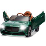 Garvee 12V Kinder Elektroauto Sportwagen im lizenzierten Bacalar, mit Fernsteuerung, Sanftanlauf und 3-Punkt-Sicherheitsgurt, ab 3 Jahren - Grün
