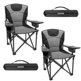 Garvee Campingstuhl Klappstuhl Faltbar Mit Getränkehalter & Tragetasche Für Camping Garten Angeln Festival Balkon Stabil Bequem 200 Kg Belastbar