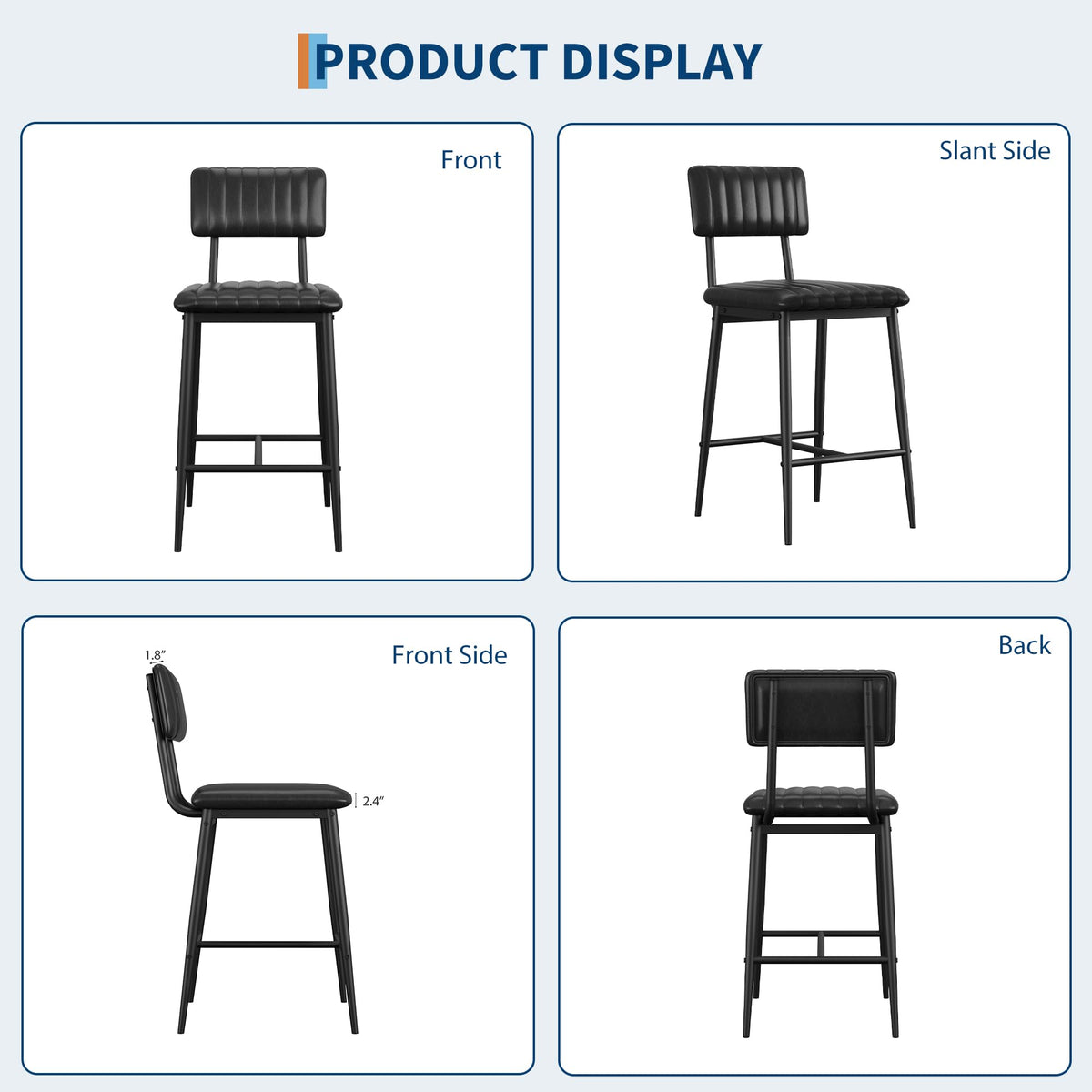 Modernes Steppdesign Hocker