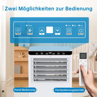 Garvee Mobiles Klimagerät 7000 BTU, Leise & Effiziente Klimaanlage mit R290-Kältemittel, Fenster-Kit & Abluftschlauch, Ideal für Zuhause & Büro