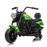 Garvee 6V Kinder-Elektromotorrad, mit Sanftanlauf, Federung und sicherem Fahrkomfort, ab 2 Jahren, Grün - Grün