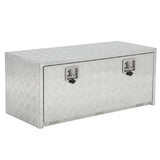 Garvee LKW-Werkzeugbox 91×46 cm, Aluminium, Wasserdicht, für Pickup, Anhänger & Wohnmobil, Silber - Silber