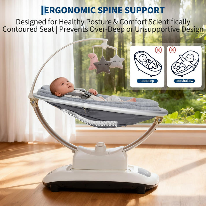 Ergonomischer, rückenfreundlicher Sitz