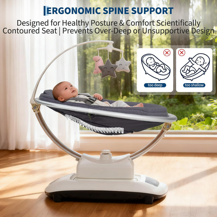 Ergonomischer, rückenfreundlicher Sitz