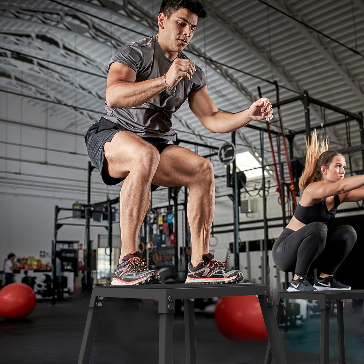 Plyo Box aus Stahl für Sprungtraining