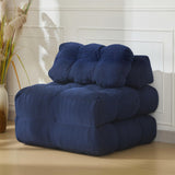 Garvee 2er-Set Schlafsofa, klappbar, für Wohnzimmer und Schlafzimmer - Blau