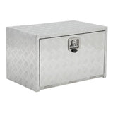 Garvee LKW-Werkzeugbox 46×46 cm, Aluminium, Wasserdicht, für Pickup, Anhänger & Wohnmobil, Silber - Silber