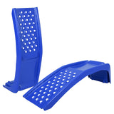 Garvee Schwerlast-Autoreparaturrampen 2er-Set, Blau – 3,6 t Gesamtkapazität, 20,3 cm Höhe, Stahlkonstruktion für PKW & SUV - Blau